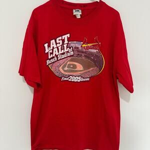 Vintage 2005 Cardinals Busch Stadium T-Shirt - Large